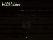 Tablet Screenshot of cornerstonetailgates.com